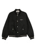Emporio Armani Logo-embroidered bomber jacket