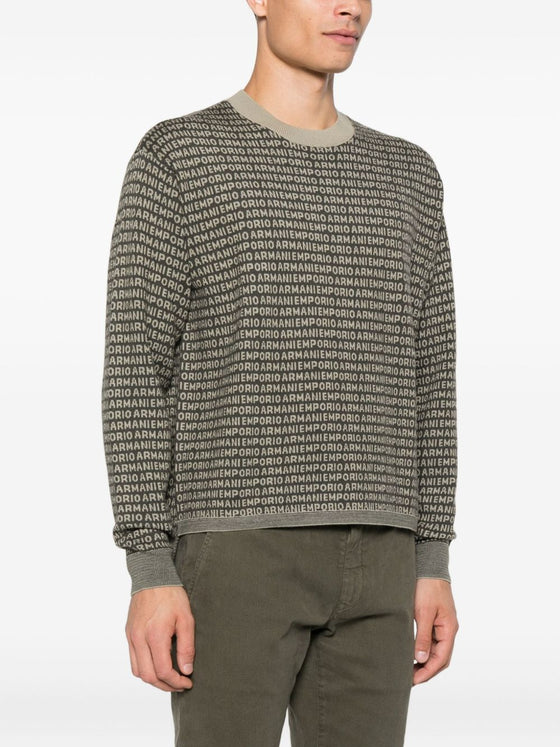 Emporio Armani Sweaters Green