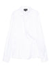 Emporio Armani Wrap-front button-detail blouse