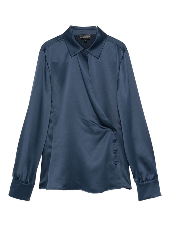 Emporio Armani Shirts Blue
