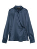 Emporio Armani Satin wrap blouse