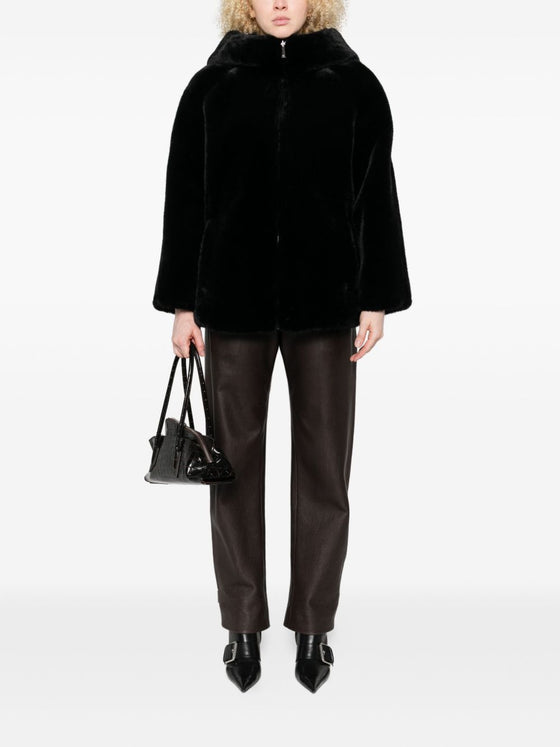 Emporio Armani Coats Black