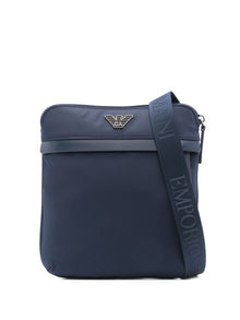  Emporio Armani ASV recycled-nylon flat shoulder bag