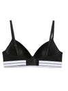 Emporio Armani ASV organic-cotton, padded triangle bra with logo underband