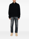 Emporio Armani Half-zip wool sweater