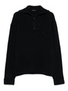 Emporio Armani Half-zip wool sweater