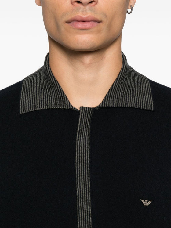Emporio Armani Sweaters Blue