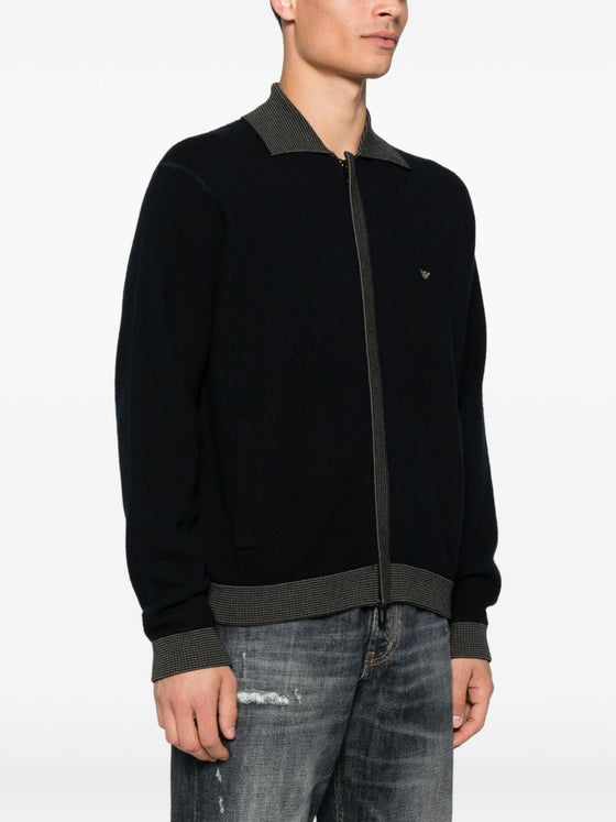 Emporio Armani Sweaters Blue