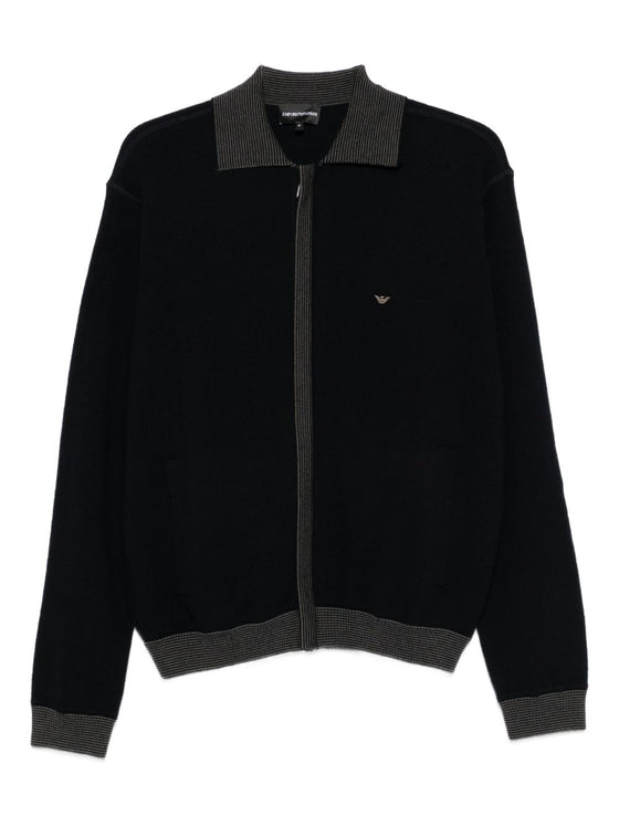 Emporio Armani Sweaters Blue