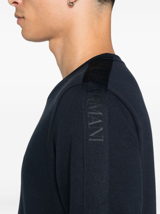 Emporio Armani Sweaters Blue