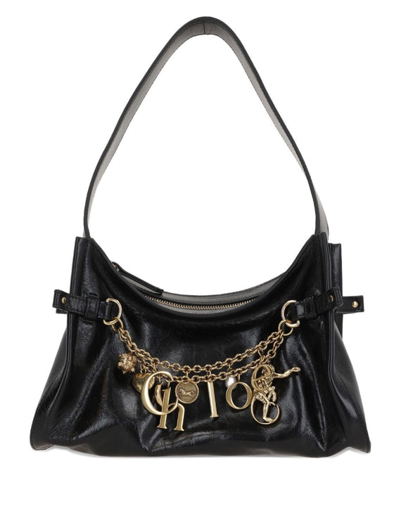 Chloé Charms hobo bag in shiny leather