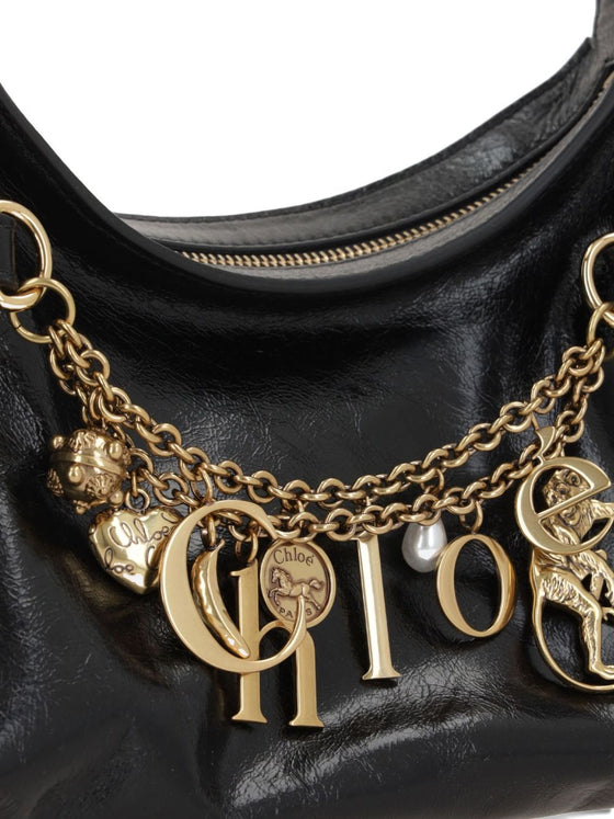 Chloé Charms hobo bag in shiny leather