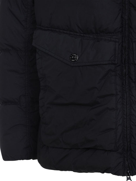 Stone Island Coats Black