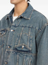MM6 Maison Margiela Coats Clear Blue