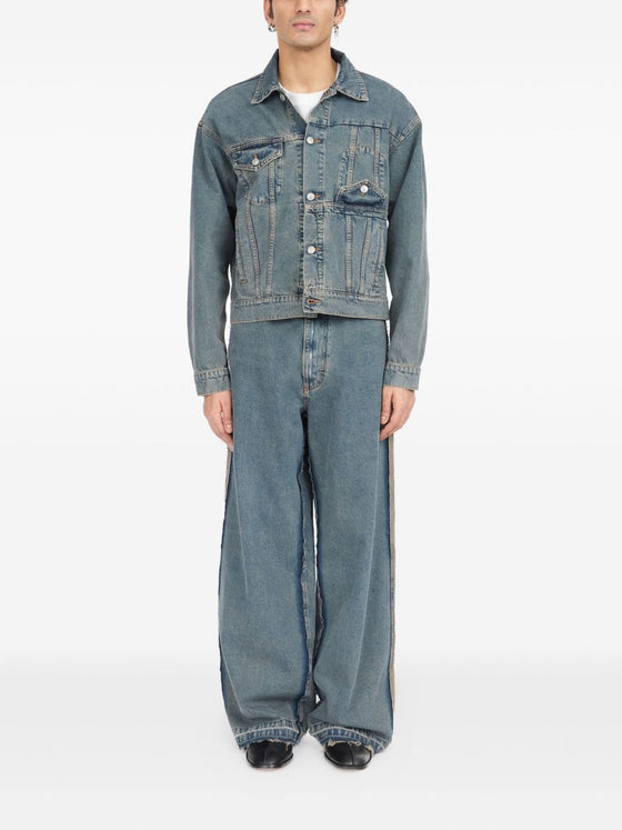 MM6 Maison Margiela Coats Clear Blue
