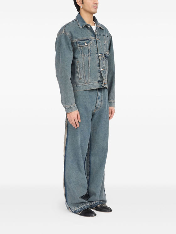 MM6 Maison Margiela Coats Clear Blue