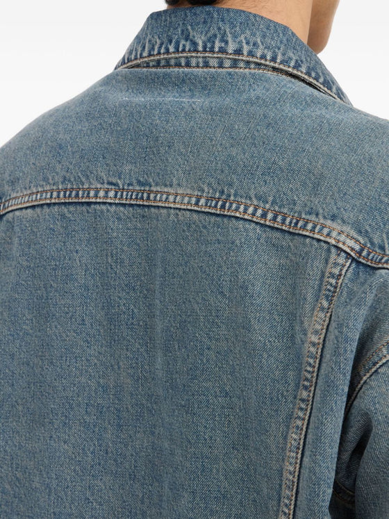 MM6 Maison Margiela Coats Clear Blue