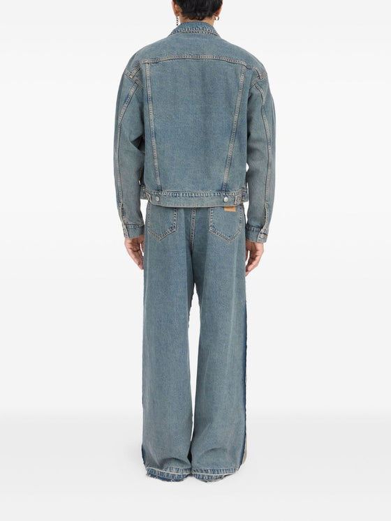 MM6 Maison Margiela Coats Clear Blue