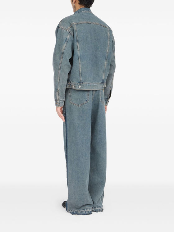 MM6 Maison Margiela Coats Clear Blue