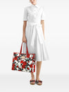 Dolce & Gabbana Large rose-print shoulder bag
