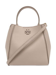  Tory Burch Mcgraw small leather bucket bag