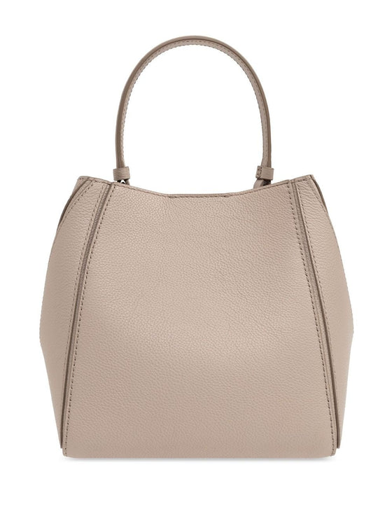 Tory Burch Mcgraw small leather bucket bag