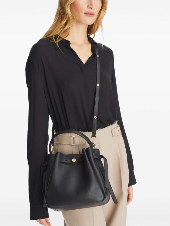 Tory Burch Romy pebbled bucket bag