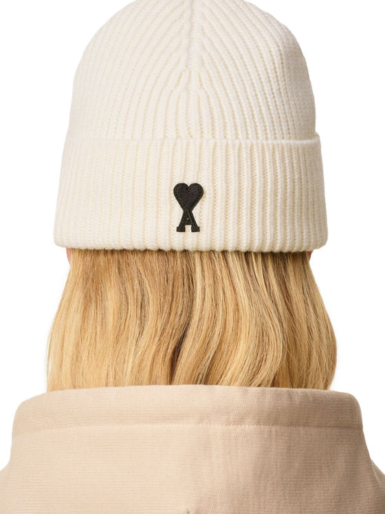 Ami Paris Ami De Coeur wool beanie