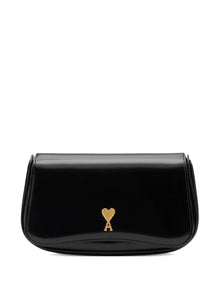  Ami Paris Glazed Leather Small Crossbody Paris Paris Bag