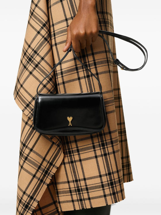 Ami Paris Glazed Leather Small Crossbody Paris Paris Bag