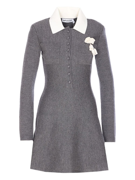 Self-portrait Dresses Grey