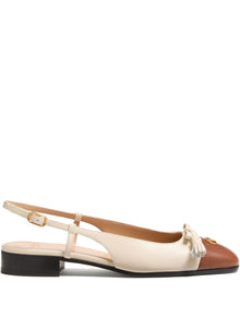  Valentino Garavani Du Roi leather ballet flats