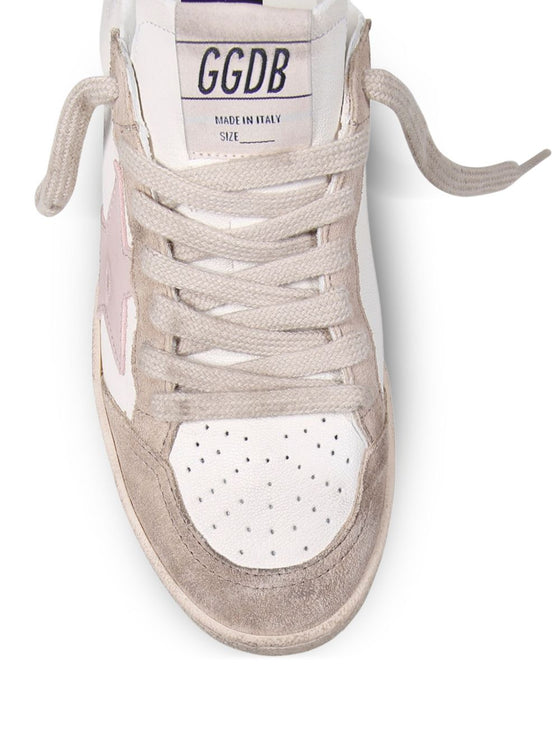 Golden Goose Ball Star suede-insert sneakers