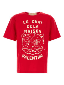  Valentino Chat De La Maison-print T-shirt