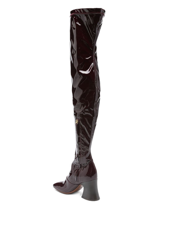 Chloé Chloè Boots Bordeaux