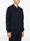 Emporio Armani Logo-detail hooded zip-up sweatshirt