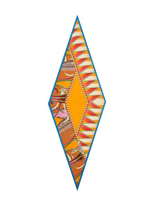  Ferragamo Printed silk foulard