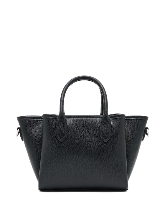 Emporio Armani Small shopper with palmellato finish