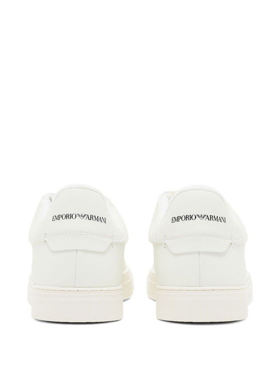 EMPORIO ARMANI EXCLUSIVE Supple leather sneakers