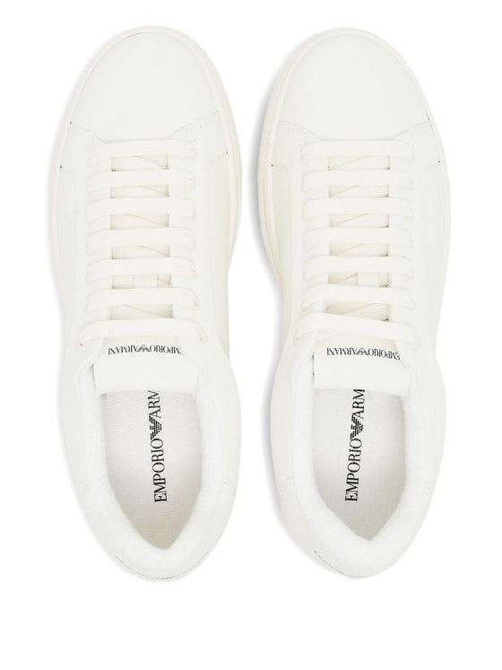 EMPORIO ARMANI EXCLUSIVE Supple leather sneakers