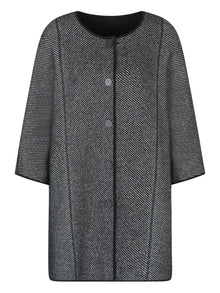  Emporio Armani Cape in double-faced virgin wool fabric stitch