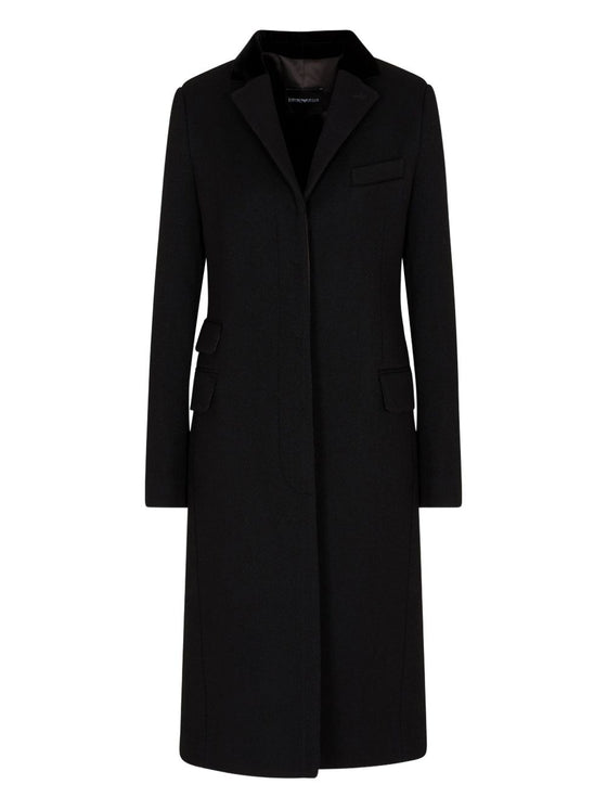 Emporio Armani Coats Black