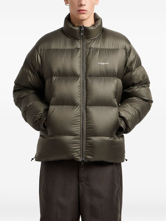 Emporio Armani Reversible high-neck padded jacket