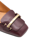 Tod's Barretta 40 leather slingback pumps