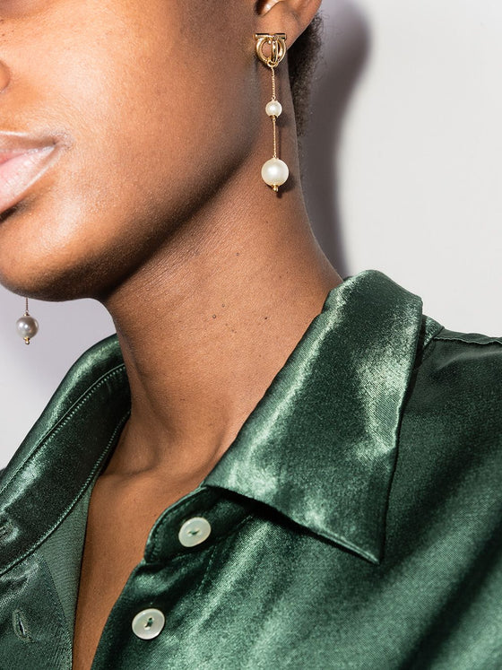 Ferragamo Gancini earrings