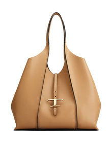  Tod's T Timeless Medium Leather Shopping Bag