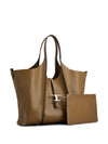 Tod's T Timeless Medium Leather Shopping Bag