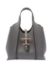 Tod's T Timeless Mini Leather Shopping Bag