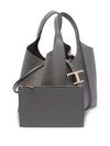 Tod's T Timeless Mini Leather Shopping Bag