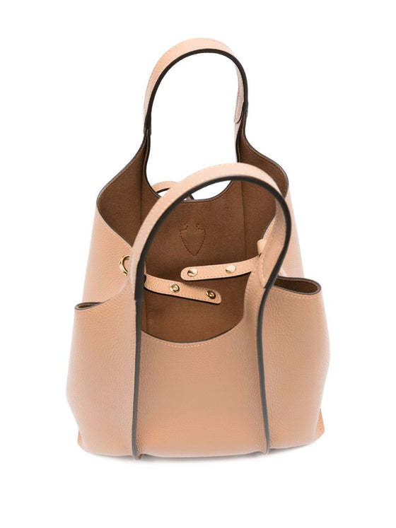 Tod's T Timeless Mini Leather Shopping Bag
